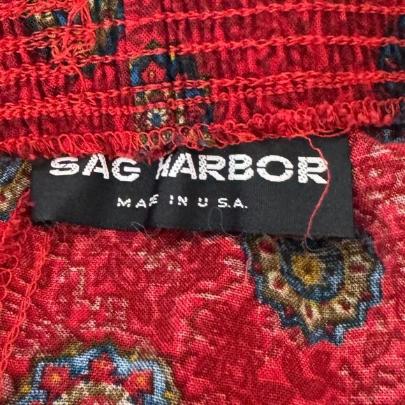 Vintage Sag Harbor Women's Paisley Medallion Pants - Picture 5 of 11